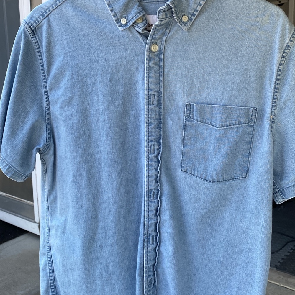 Men's Light Blue Denim Shirt